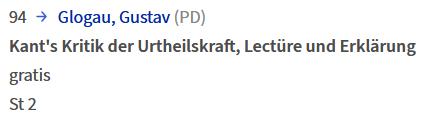 Beispieleintrag Vorlesungsverzeichnis